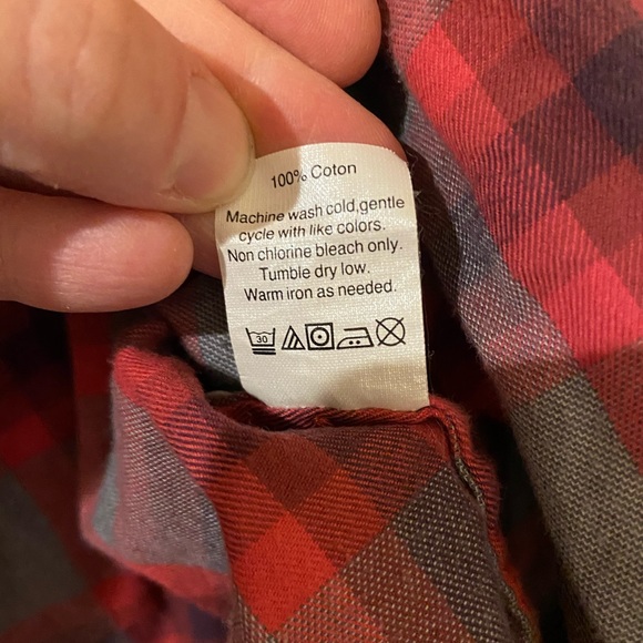 JCrew Women’s The Perfect Shirt Button Down Plaid Red Medium - Picture 3 of 4